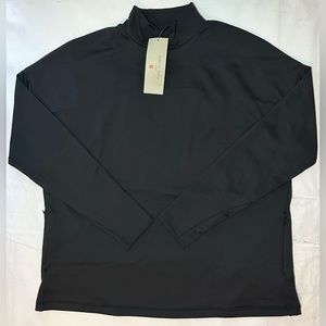 Sweaty Betty Eco Therma High Neck Sweatshirt Black Size Large